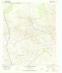 Vesrue 1970 topographic map preview