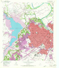Waco West 1957 topographic map thumbnail