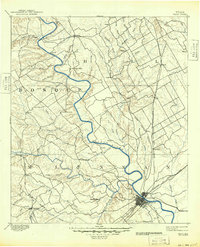 Waco 1892 topographic map preview