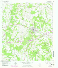 Waelder 1964 topographic map thumbnail