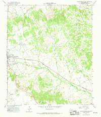 Walnut Springs East 1966 topographic map thumbnail
