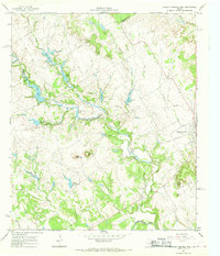 Walnut Springs West 1966 topographic map thumbnail