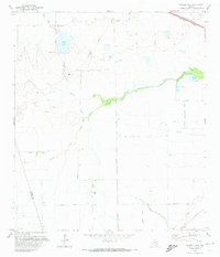 Warren Lake 1971 topographic map thumbnail