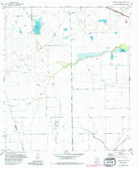 Warren Lake 1971 topographic map thumbnail