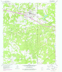 Waskom 1962 topographic map preview