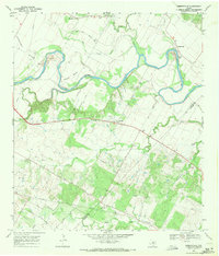 Webberville 1968 topographic map thumbnail