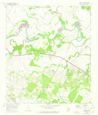 Webberville 1968 topographic map thumbnail