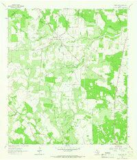 Weesatche 1963 topographic map preview