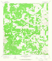 Well Hollow 1964 topographic map preview