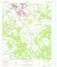 Wellborn 1961 topographic map preview