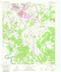 Wellborn 1961 topographic map preview