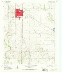 Wellington 1964 topographic map thumbnail
