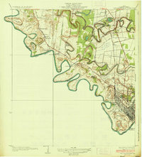West Brownsville 1936 topographic map thumbnail