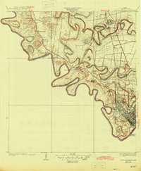 West Brownsville 1936 topographic map thumbnail