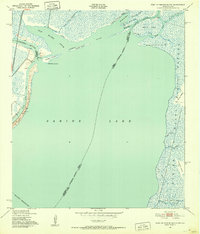 West of Greens Bayou 1943 topographic map thumbnail