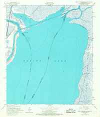 West of Greens Bayou 1957 topographic map thumbnail