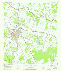 Wharton 1953 topographic map preview
