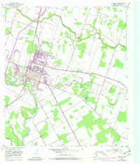 Wharton 1953 topographic map preview