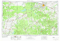 Wichita Falls 1954 topographic map thumbnail