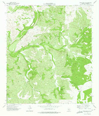 White Draw NW 1973 topographic map thumbnail