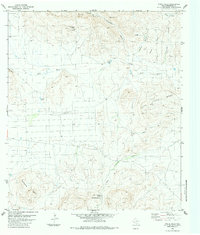 White Hills 1983 topographic map thumbnail