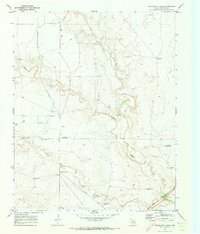Whiteaker Ranch 1971 topographic map thumbnail