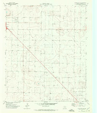 Whiteface NW 1971 topographic map thumbnail