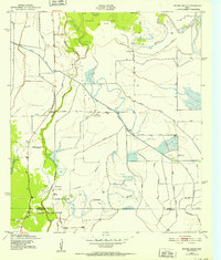 Whites Bayou 1943 topographic map thumbnail