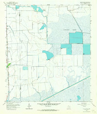 Whites Ranch 1962 topographic map thumbnail
