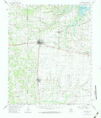 Whitesboro 1958 topographic map thumbnail