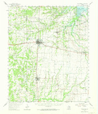 Whitesboro 1958 topographic map thumbnail