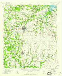 Whitesboro 1958 topographic map thumbnail