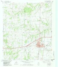 Whitesboro 1982 topographic map thumbnail