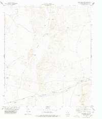 Wildhorse Draw 1978 topographic map thumbnail
