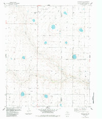 Wildorado SW 1984 topographic map thumbnail