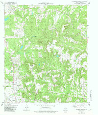 Wilkerson Mountain 1982 topographic map thumbnail