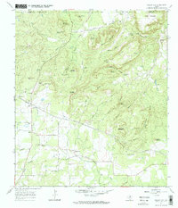 Willow City 1967 topographic map thumbnail