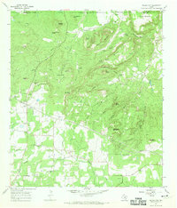 Willow City 1967 topographic map thumbnail