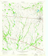Wills Point 1962 topographic map thumbnail