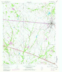 Wills Point 1962 topographic map thumbnail