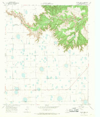 Wilson Creek 1967 topographic map thumbnail
