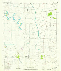 Winnie NW 1962 topographic map thumbnail