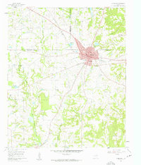 Winnsboro 1960 topographic map thumbnail
