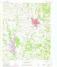 Winnsboro 1960 topographic map thumbnail