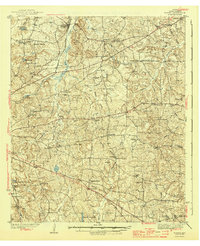 Winona 1943 topographic map preview