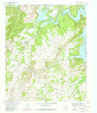 Wizard Wells 1960 topographic map thumbnail
