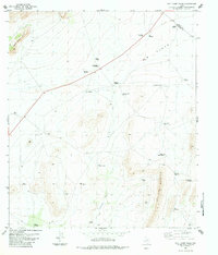 Wolf Camp Hills 1983 topographic map thumbnail