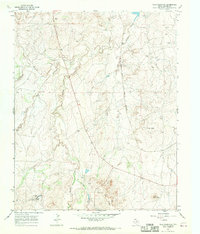 Wolf Mountain 1966 topographic map thumbnail