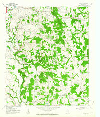 Woodbine 1960 topographic map thumbnail