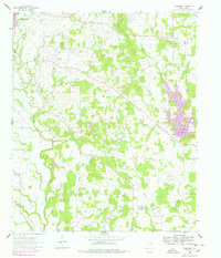 Woodbine 1960 topographic map thumbnail